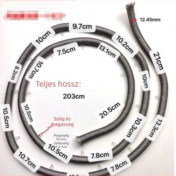 Sütőajtó szigetelő csík, természetes gumi, magas hőmérsékleti ellenállás, kopás- és korrózióállóság, olaj- és vízálló, tűz- és füst elleni szigetelés
