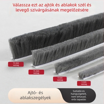 Kerui PVC kombinált tömítőszalag ajtókhoz — kopásálló, ajtó tömítés