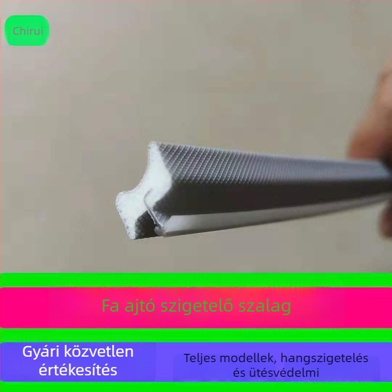 Öntapadós habos tömítő szalag ajtókhoz és ablakokhoz, V-típusú PU váz, fa ajtókhoz és ruhásszekrényekhez, időjárásálló és kopásálló
