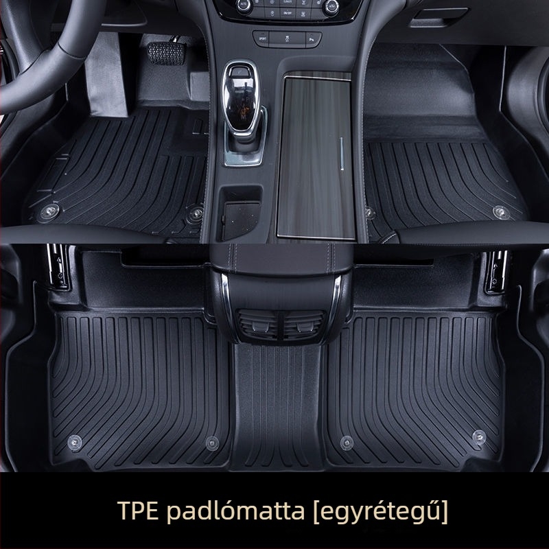 Ford Focus, Mondeo, Edge és Escape autópadló szőnyegek — gumi; eredet: Hebei; lábfej-stílus selyemhurkokkal