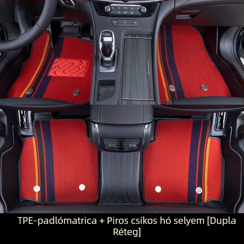 Ford Focus, Mondeo, Edge és Escape autópadló szőnyegek — gumi; eredet: Hebei; lábfej-stílus selyemhurkokkal