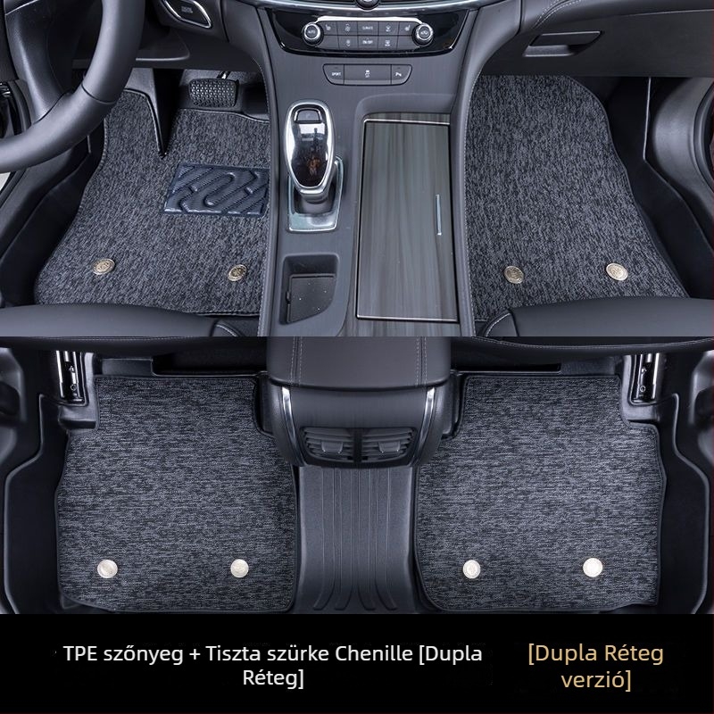 Ford Focus, Mondeo, Edge és Escape autópadló szőnyegek — gumi; eredet: Hebei; lábfej-stílus selyemhurkokkal