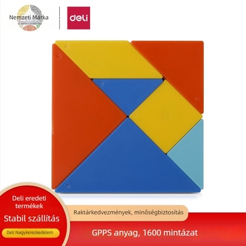 Deli sík puzzle tábla – GPPS anyag, DIY lehetséges, egyfunkciós, fehér dobozos csomagolás, 4–6 éveseknek.