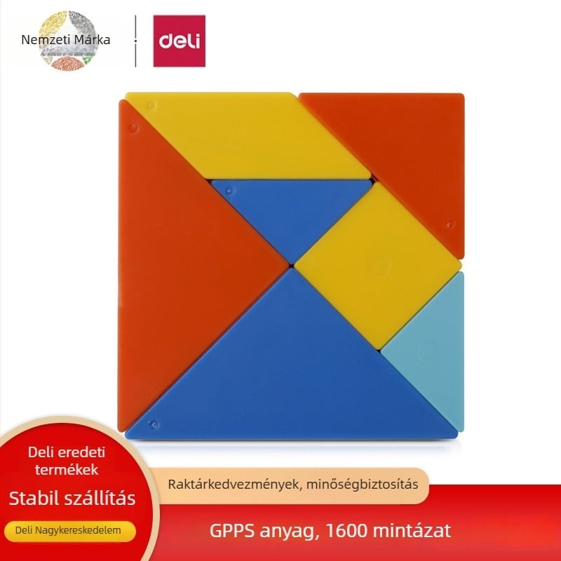 Deli sík puzzle tábla – GPPS anyag, DIY lehetséges, egyfunkciós, fehér dobozos csomagolás, 4–6 éveseknek.