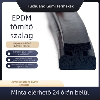 Habos tömítőcsík ötvözött ajtókhoz és ablakokhoz – EPDM gumi, vízálló, tűzálló, szivárgásmentes, olajálló