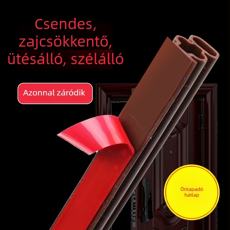 Szilikon ajtó- és ablaktömítő szalag, magas átláthatóság, lopás elleni oldalsó szalag ajtóhoz, magas hőmérséklet-állóság