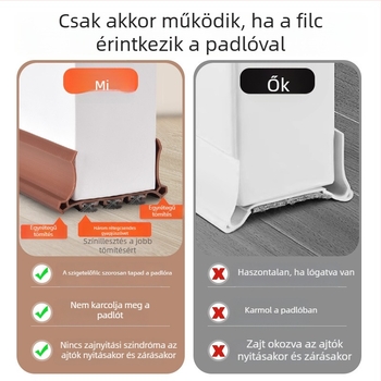 Shoulang Ajtó tömítőszalag – Ajtó alatti tömítés, modell Low-Wool; Kopásállóság, öregedés és korrózióállóság; Tömítés funkció; Könnyed luxus stílus