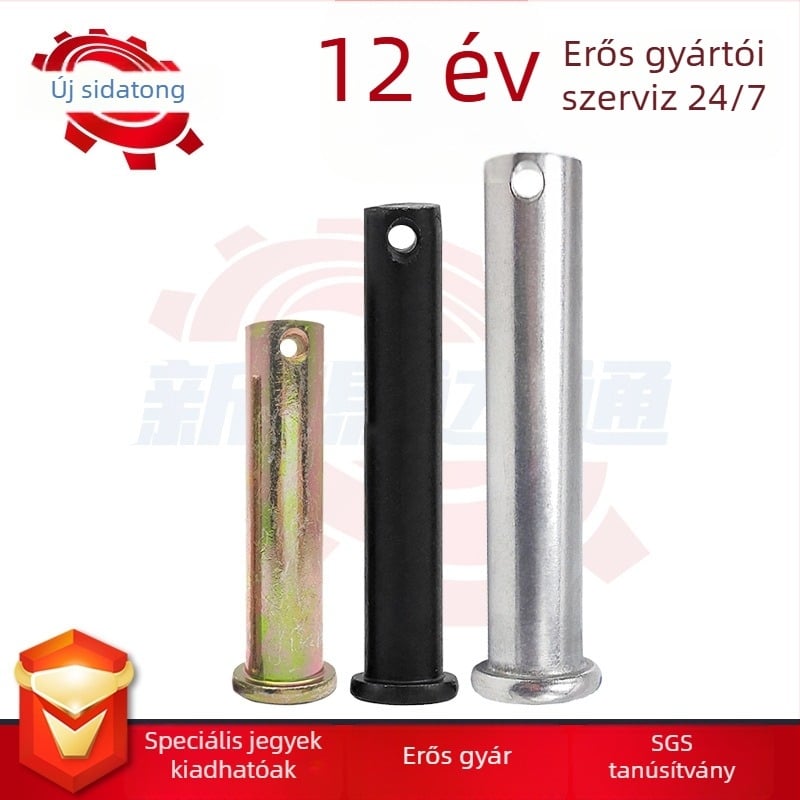 Lapos fejű csap, szénacél, galvanizált, ISO 2341-1986, 10.9 osztály — New Cedar
