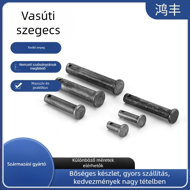 GB882 Vasból készült lapos fejű hengeres csap lyukkal, pozicionáló csap