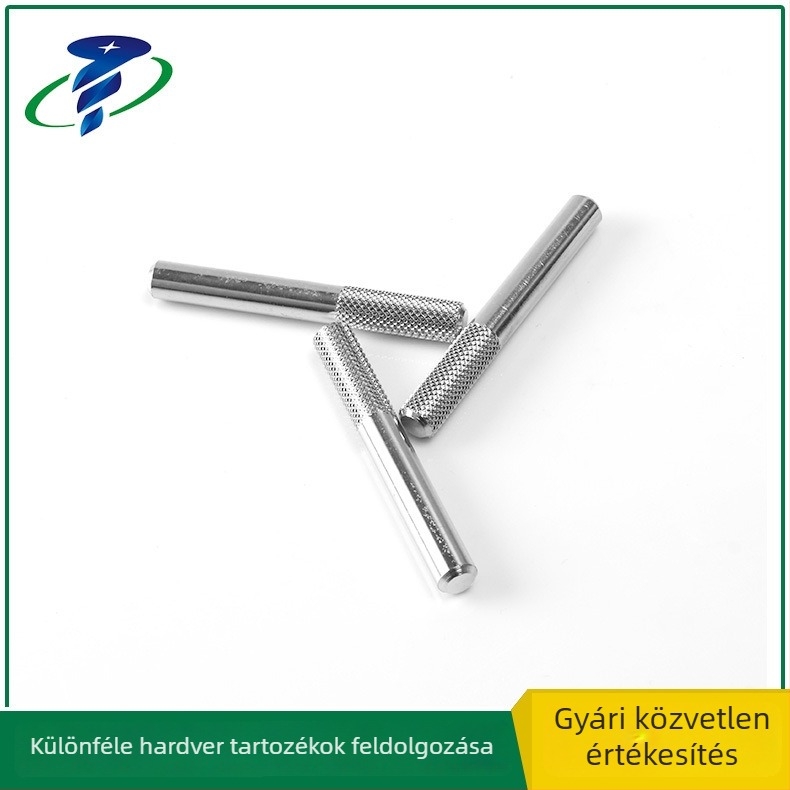 Rozsdamentes acél tengely, egyfogú kivitel, GG-560 modell, tolerancia ±0,02