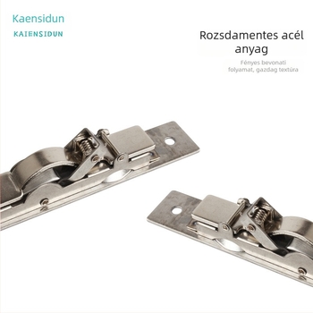 Heaven and Earth Bolt – Rejtett ajtózár, Teherbíró zárómechanizmus, Rozsdamentes acél, Felület: Wire Drawing, Modern egyszerű stílus
