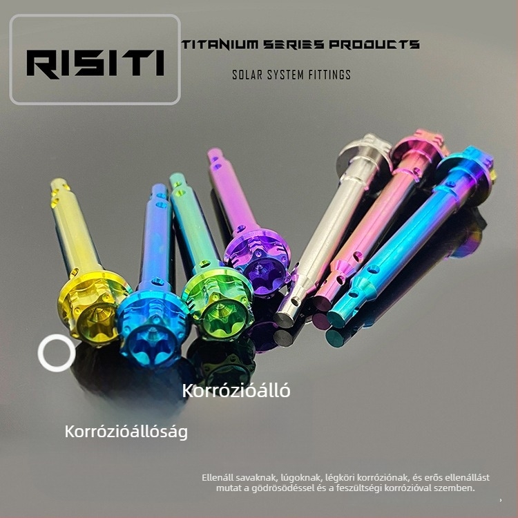 RISITI titánium ötvözetű tárcsaféknyereg anti-loose csap TC4
