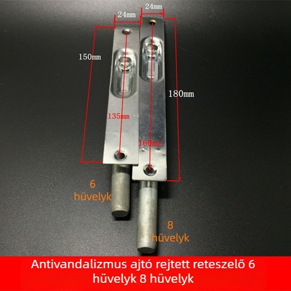 Kétoldalas lopás elleni zár acélajtókhoz rejtett záróelem, ajtó hardver, új modell