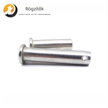 Beillesztő csap, sík fejű, körhenger, pozicionálás, ISO 2341-1986, fényes cinkbevonat