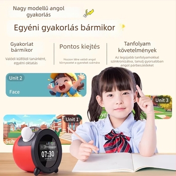 AI-alapú oktatási eszköz diákoknak — újratölthető, beszédfelismerés, zenelejátszás, ABS ház, memória nélküli, lítiumakkumulátor
