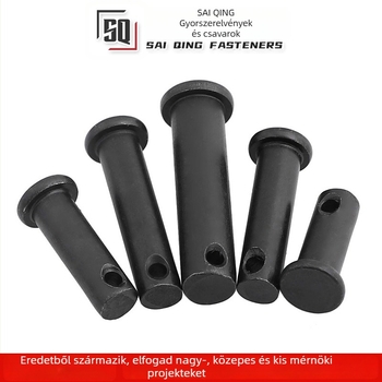 Lapos fejű hengercsap, típus B, szénacél, GB882, osztály 8.8