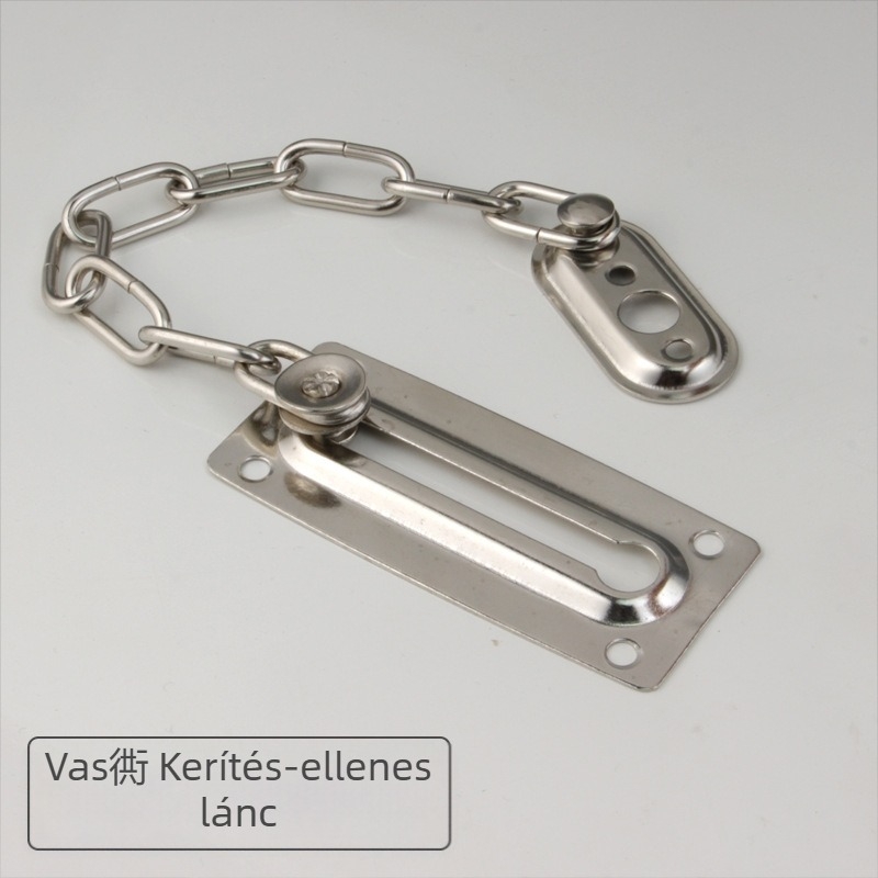 Meiboxi közepes méretű lopás elleni vaslánc ajtóhoz nikkelezett felülettel