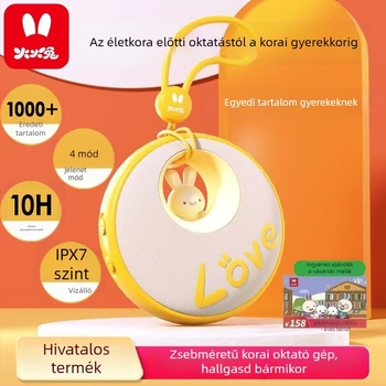 Fire Bunny B1 Korai Oktatási Történet Mesélő – Elektronikus, Újratölthető Zenei Lejátszó, Műanyag Test, 0–3 éveseknek