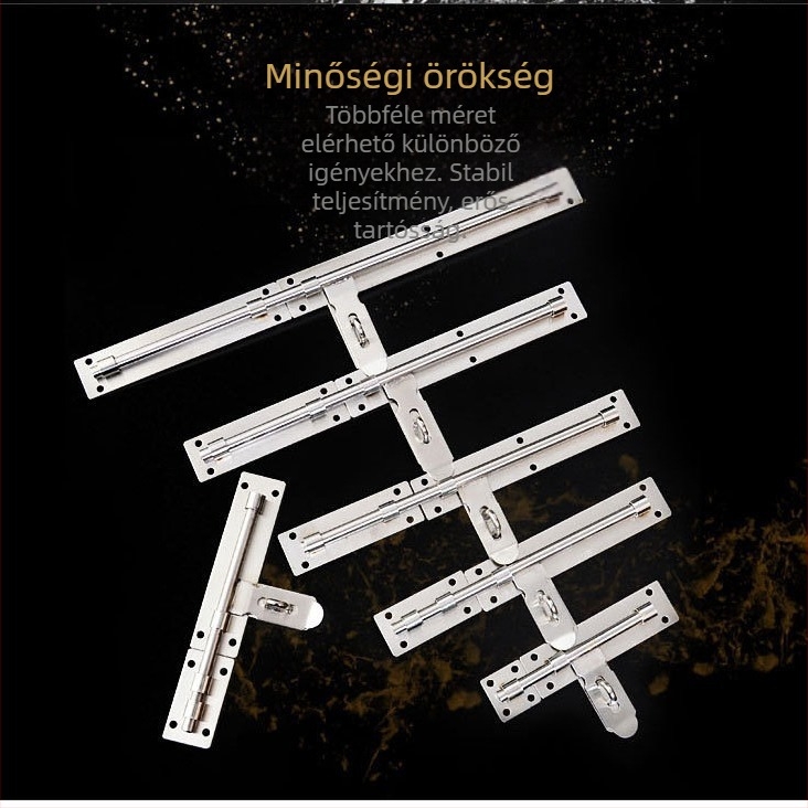 Ronggu ajtócsap, 12-core modell, 201 rozsdamentes acél, csiszolt felület, modern egyszerű stílus (Típus: ajtócsap; Modell: 12-core; Anyag: 201 rozsdamentes acél; Felület: Csiszolt)