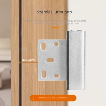 Beltéri ajtózár lánccal – alumínium ötvözet, elektroplating, modern stílus (plug-in típus)