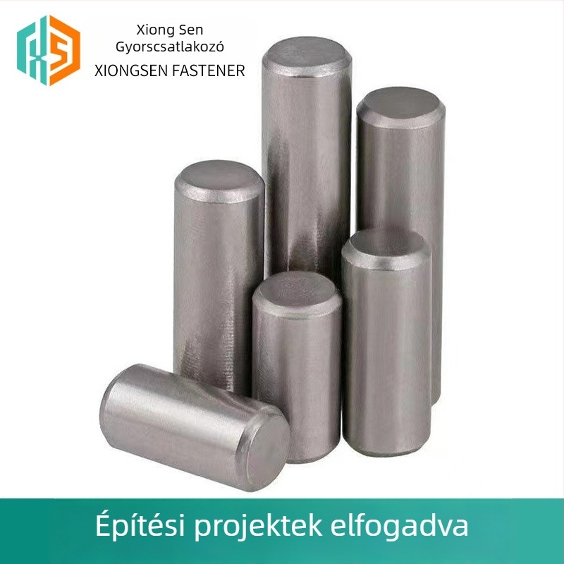 Hengeres pozicionáló csap, Xiongsen, GB/T119 szabvány, 8.8-as anyagminőség, Polírozott felület