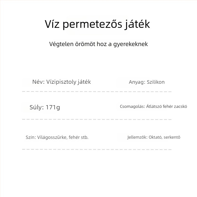 Űrtémájú fürdőjáték vízpermetező funkcióval, élelmiszerbiztonságú szilikonból, 0-3 éveseknek