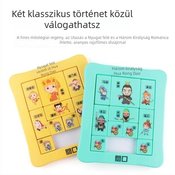 Kongming/Luban Lock mágneses csúszó puzzle gyerekeknek, 7–14 évesek, műanyag, nyitási funkció, DIY/logó testreszabás