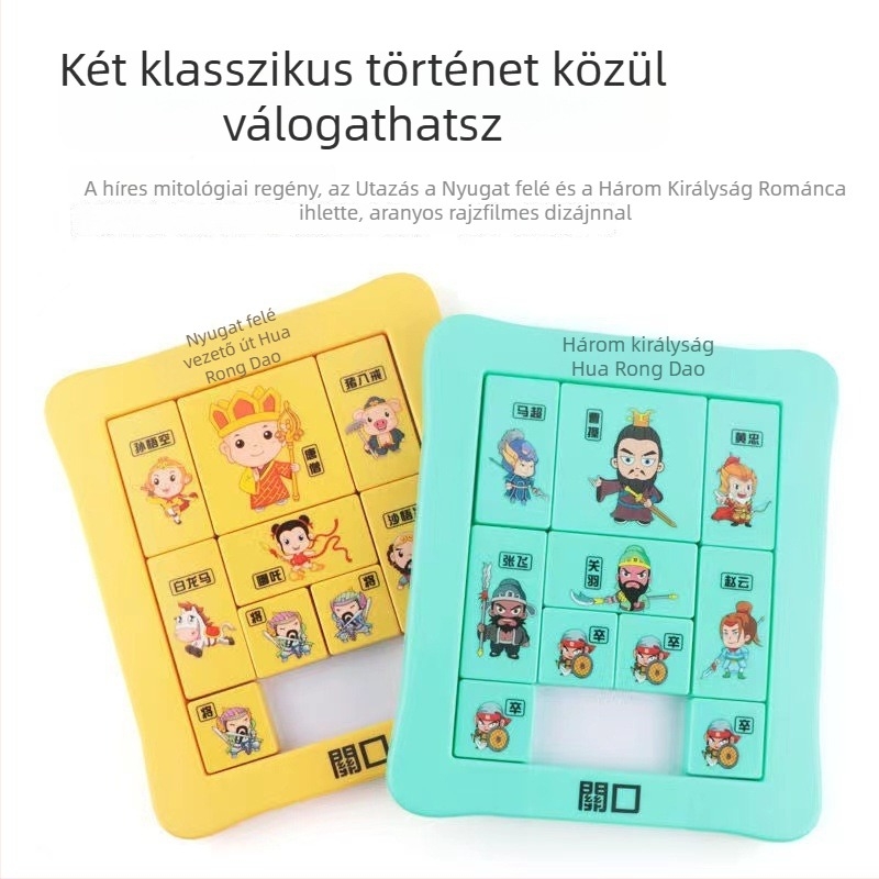 Kongming/Luban Lock mágneses csúszó puzzle gyerekeknek, 7–14 évesek, műanyag, nyitási funkció, DIY/logó testreszabás