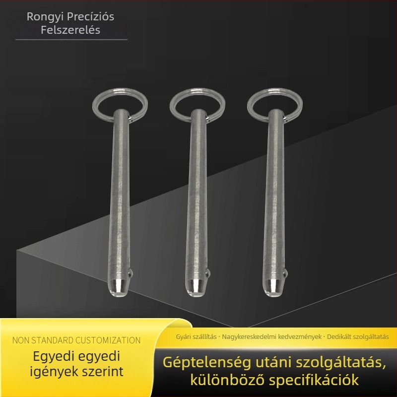 Sporteszközökhöz készült záró rugós kioldó pin — Márka Rongyi Precision, Szabvány Others19080901022, Felületkezelés: Tiszta