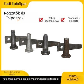 Építőipari rögzítőelemek és tüskék — üreges galvanizált pozicionáló tüskék, alumínium formázó kiegészítők, háromszög alakú önzáró tüskék, keményített