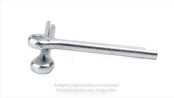 Hairpin rögzítő csap, 4 mm, galvanizált GB91, Q235 szénacél, mechanikai ipari rögzítőelemek