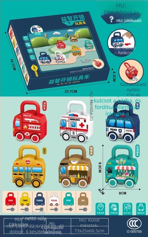 Kongming/Luban zárás puzzle babáknak 0–3 évesek, műanyag, márka Le again, logó OEM testreszabás