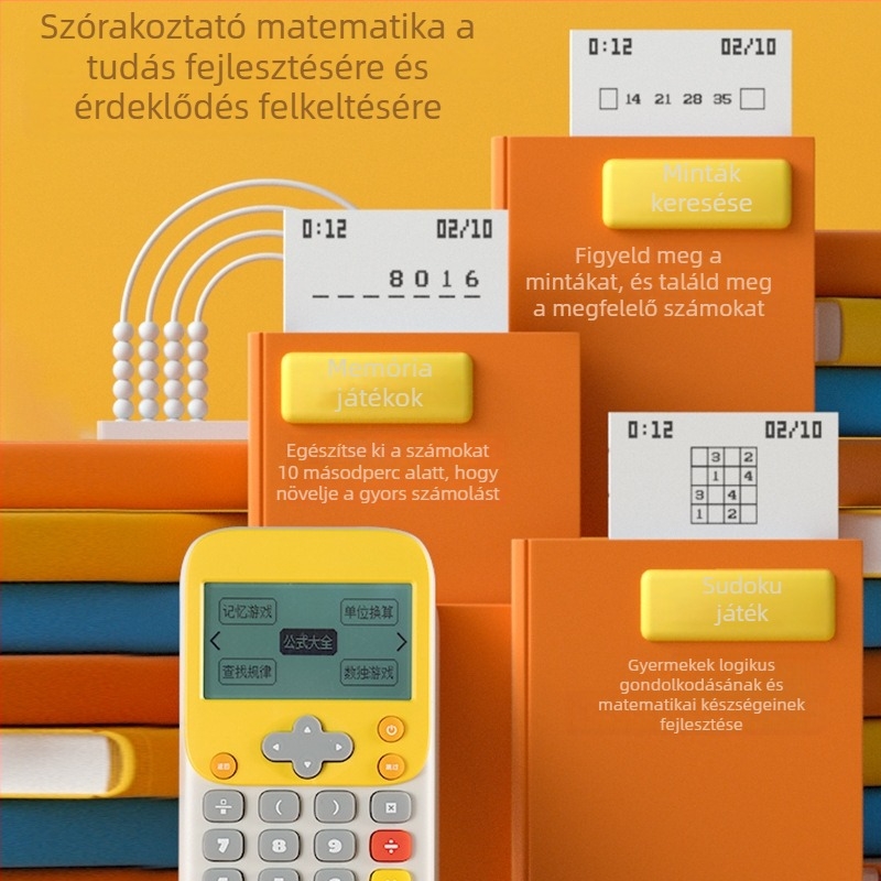 Kewuku K45-0001 – gyerekeknek szánt elektromos tanuló készülék, ABS műanyag, akkumulátoros, matematikai gyakorló, 7–14 éveseknek
