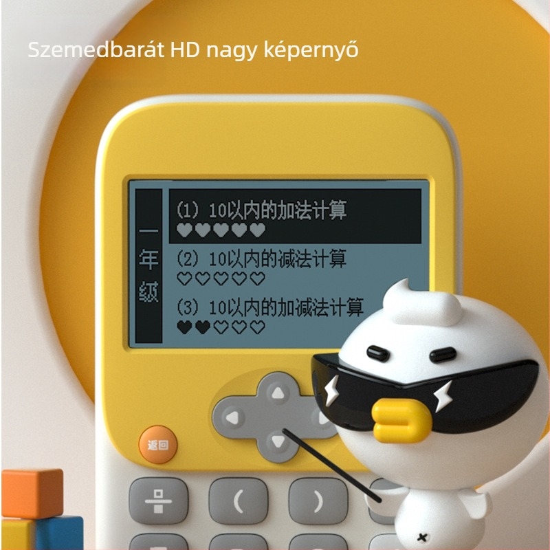 Kewuku K45-0001 – gyerekeknek szánt elektromos tanuló készülék, ABS műanyag, akkumulátoros, matematikai gyakorló, 7–14 éveseknek