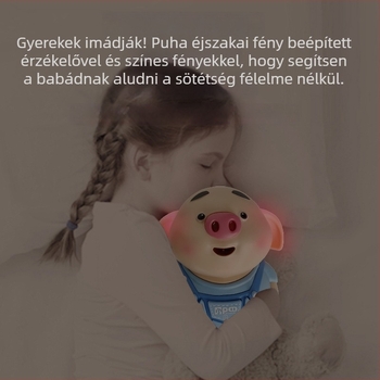 Óvodai mesemondó gép zenei és hangokkal – Műanyag fejlesztő játékrobot 4–6 éveseknek, korai oktatás, memória nélküli