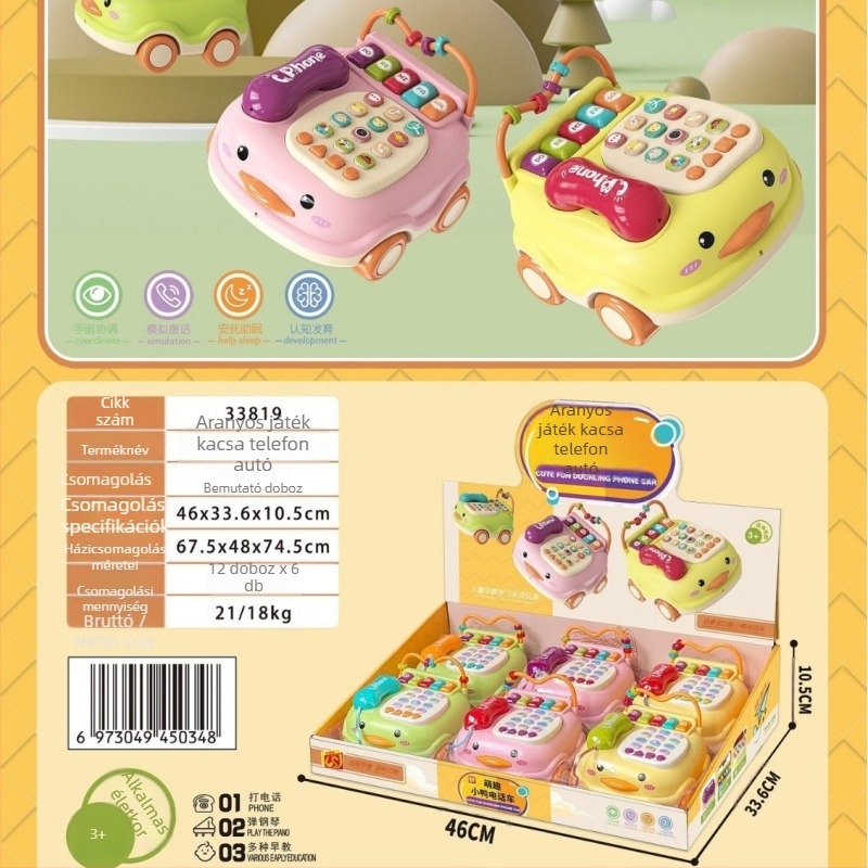 Oktatási játék zongorával és interaktív fényekkel (Elektromos működés; Villogó fények; Zene/hang; 1 GB memória; Elemről működik; 4–6 éveseknek)