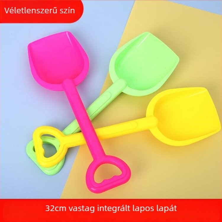 Hongfulda homokozó készlet a strandon – lapát és vödör, műanyag, Hongfulda, 7–14 éves gyerekeknek