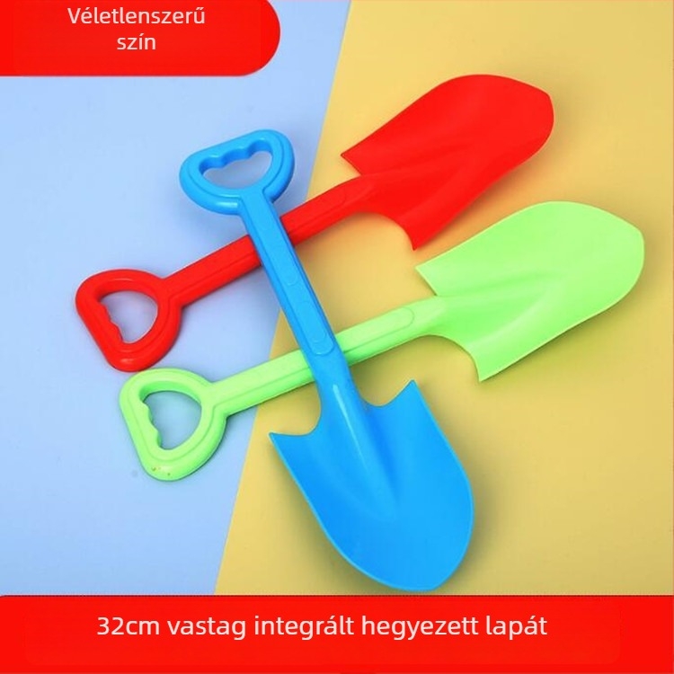 Hongfulda homokozó készlet a strandon – lapát és vödör, műanyag, Hongfulda, 7–14 éves gyerekeknek