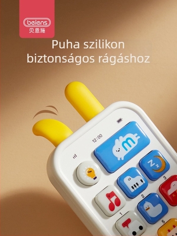 Nevelési játék: Gyermekek korai oktatási történetmesélő gép – zene/hang funkció, ABS test, elemmel működik, 4–6 éveseknek