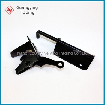 Z02 modellű nehéz ajtózár- és csuklópánt kombináció — SPCC, fekete porbevonat, Guangying Trading