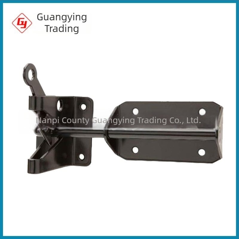 Z02 modellű nehéz ajtózár- és csuklópánt kombináció — SPCC, fekete porbevonat, Guangying Trading