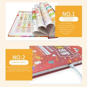 Pontolvasó toll zenés-hangos funkcióval (papír; lítium elem; 4–6 éveseknek)