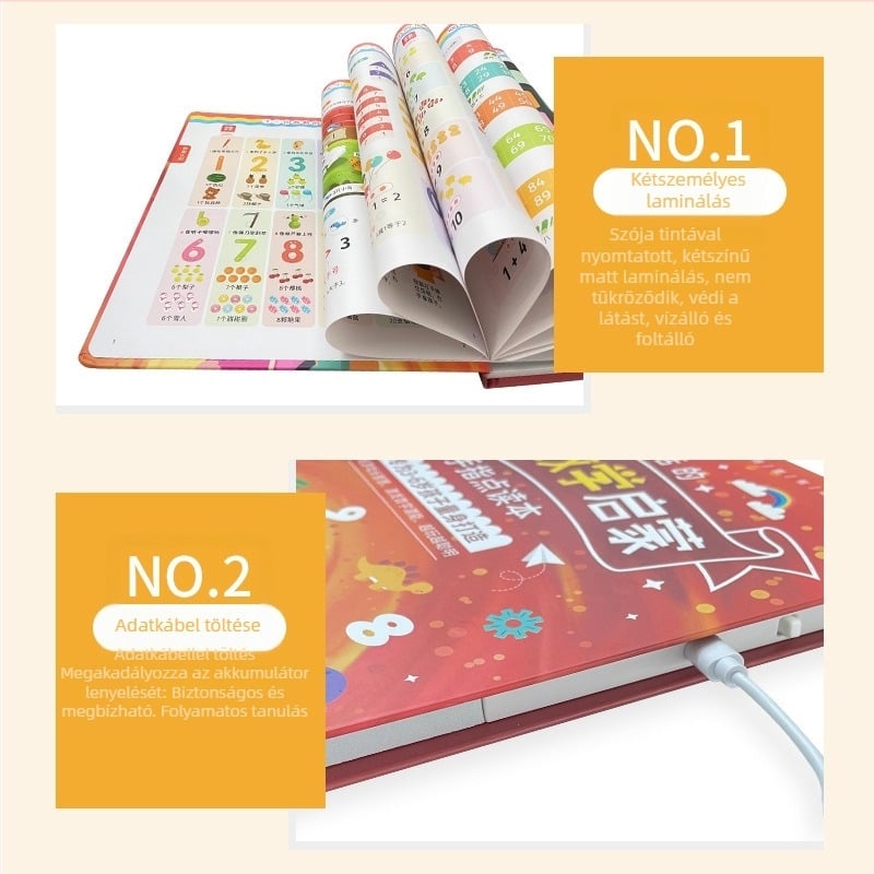 Pontolvasó toll zenés-hangos funkcióval (papír; lítium elem; 4–6 éveseknek)