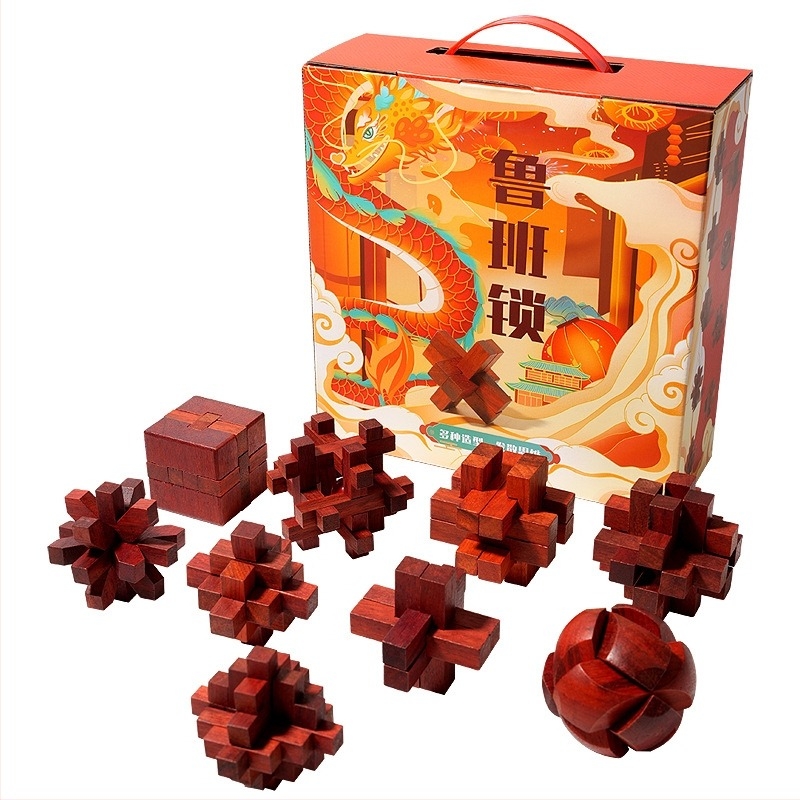 Kongming Lock fa oktató játék Hongxin – OEM logó, 7–14 éveseknek