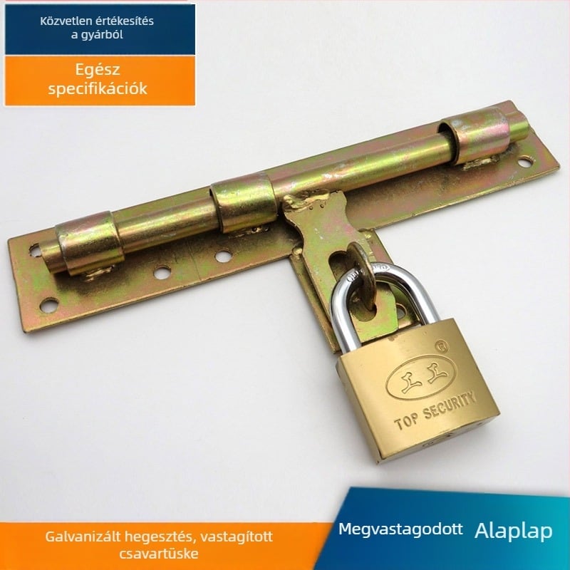 Nagy teherbírású ajtócsap, vasból, cinkbevonattal, modell 250-500, modern minimalist stílus