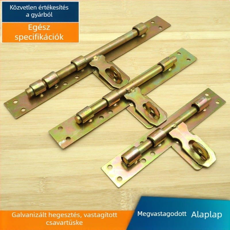 Nagy teherbírású ajtócsap, vasból, cinkbevonattal, modell 250-500, modern minimalist stílus