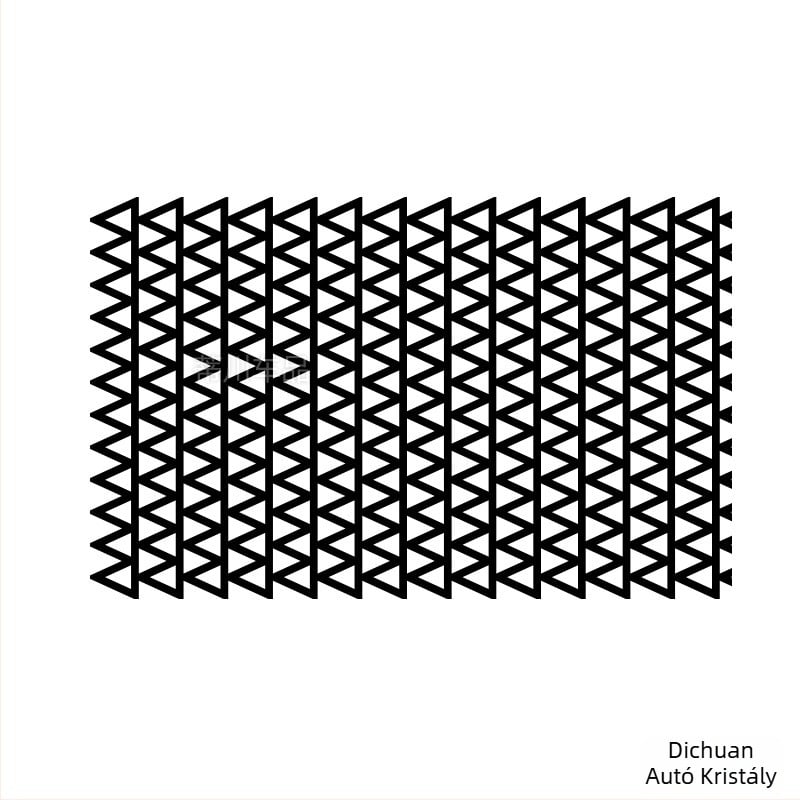 Autó hátsó lámpa matricája – hexagonális méhsejt mintával, ragasztó típusú testmatrica Kats