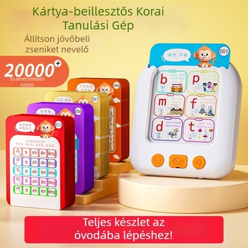 Magic Ape Tanuló Történet Gépe a koncentrációhoz és a logikus gondolkodáshoz – elektromos, újratölthető, érintésre reagáló, zene/hangkibocsátás, érzelmi interakció, 4–6 évesek számára