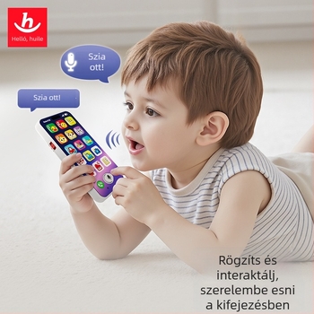 Fejlesztő játék: Szimulált mobiltelefonos óra érintőképernyővel és fényképezési funkcióval; Anyag: Műanyag; Tápellátás: Li-ion akkumulátor; Memória: Memória nélküli; 4–6 éveseknek