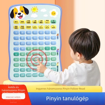 Gyerekeknek szóló pont-olvasó toll – zenei funkció, offline működés, műanyag test, lítium elem, 4–6 éveseknek